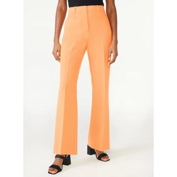 NEW Scoop Orange High Waisted Trouser Pants Size Medium - Picture 11 of 12